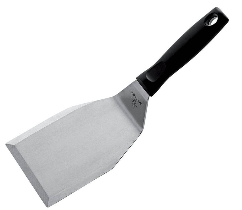 Pelle à hamburger professionnelle Matfer lame épaisse 15cm acier inox