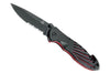 Couteau pliant Puma Tec 319911 à dents manche alu 11cm + fonctions secours