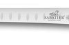Couteau saumon SABATIER Provençao 100% forgé alvéolé 30cm manche olivier