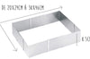 Cadre à gâteaux extensible Gefu Uno hauteur 8.5cm