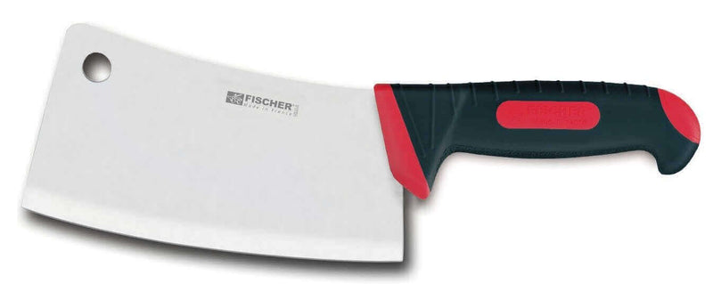 Hachoir de boucher Fischer lame 22cm manche bi-matière