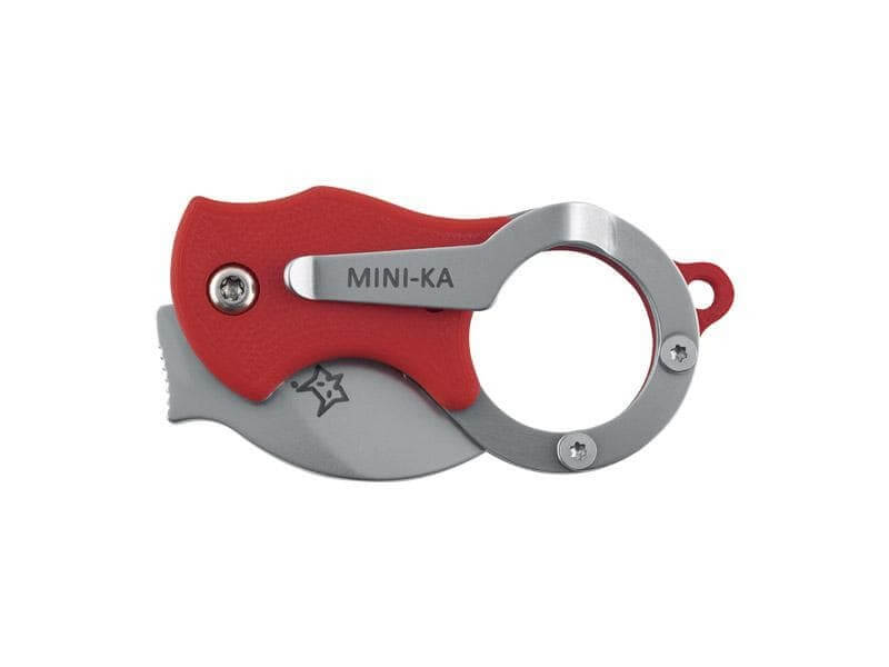 Couteau pliant FOX FX.535R Mini-Ka manche nylon rouge 6cm