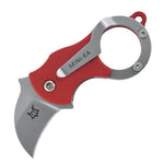 Couteau pliant FOX FX.535R Mini-Ka manche nylon rouge 6cm
