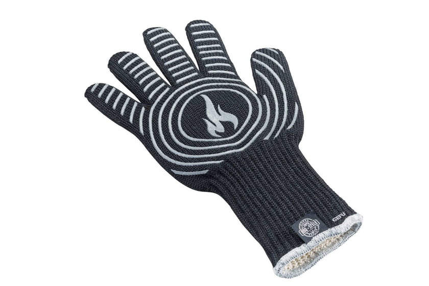 Gant spécial barbecue Gefu BBQ noir avec grip en silicone