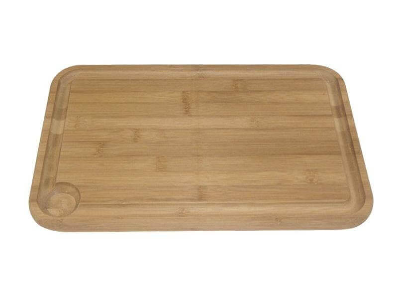 Planche à découper Berard bambou 50x35x2cm avec rigole et poche à jus
