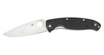 Couteau pliant SPYDERCO Resilience C142GP manche 13cm noir