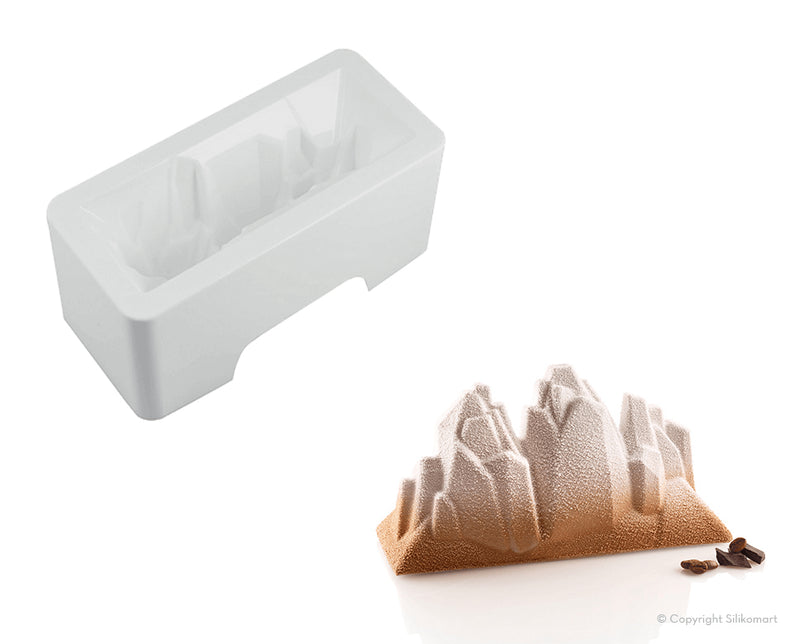 Moule pâtissier Silikomart montagne "Tre Cime" 650ml