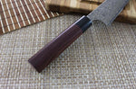 Couteau santoku japonais artisanal Yoshimi Kato 16.5cm VG10 Nickel Damascus