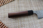 Couteau santoku japonais artisanal Yoshimi Kato 16.5cm VG10 Nickel Damascus