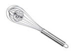 Fouet de cuisine 28cm acier inox 18/8 + boule inox