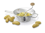 Passe-légumes 24cm acier inox 3 grilles + bouton en bois