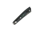 Couteau pliant Puma-Tec G10 vert/noir manche 12,5cm + clip