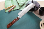 Couteau nakiri japonais artisanal Masutani 16.5cm martelé