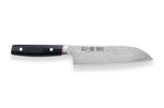 Couteau santoku japonais Kanetsugu Saiun 17cm damas 65 couches