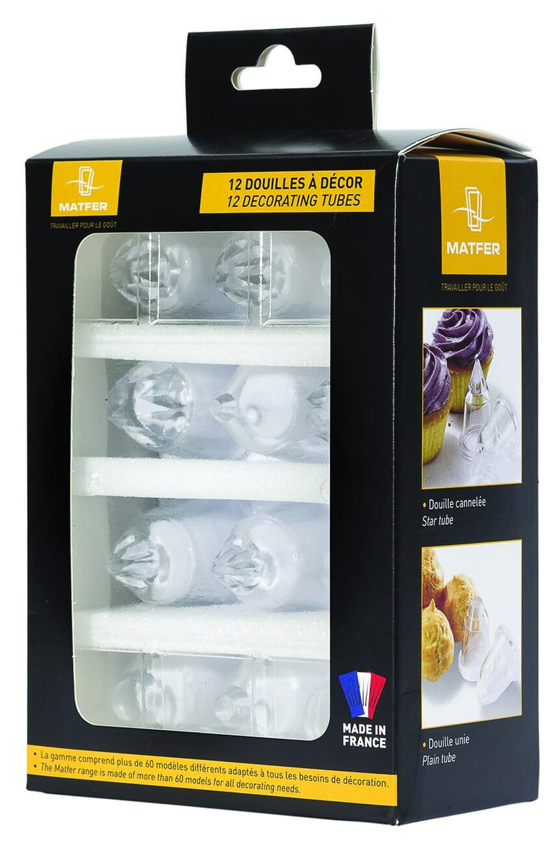 Boîte de 12 douilles "spécial export" Matfer en polycarbonate