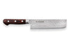 Couteau usuba japonais Kikusui Tsuchime damas 33 couches 17cm