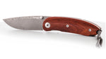Couteau pliant LionSteel Mini acier damas manche bois de santos 8cm