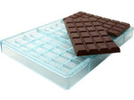 Moule pour 3 tablettes de chocolat 130g polycarbonate 158 x 82mm