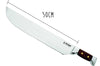 Couteau à thon Au Nain 2 mitres inox lame à fortes dents manche kotibé - 50 cm