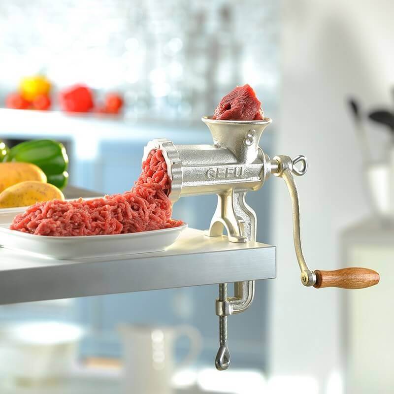 Hachoir à viande manuel Gefu Trica taille 7/8