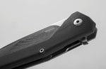Couteau pliant LionSteel Tre manche G10 / titanium 10cm - Noir