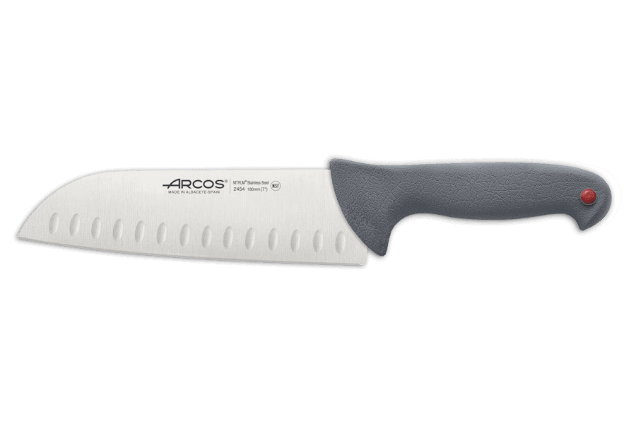 Couteau santoku professionnel Arcos Colour Prof alvéolé 18cm
