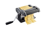 Machine à pâte Gefu Perfetta acier chromé avec tambours antiadhésifs - Noir mat