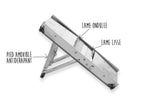 Mandoline professionnelle Bron Coucke 5 blocs effileurs + poussoir