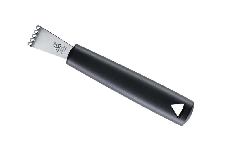 Zesteur Triangle acier inox manche en green grip noir