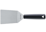 Spatule professionnelle Triangle large flexible en inox coudée 28,5cm x 9cm