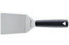Spatule professionnelle Triangle large flexible en inox coudée 28,5cm x 9cm