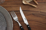 Coffret de table Wusaki 2 couteaux à steak 11cm + 2 fourchettes