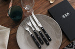 Coffret de table Wusaki 2 couteaux à steak 11cm + 2 fourchettes