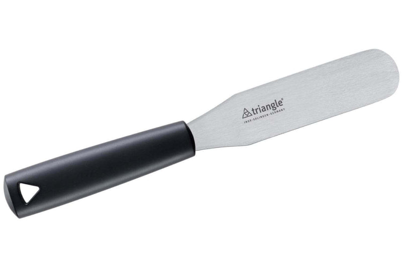 Spatule professionnelle Triangle droite et flexible manche en green grip - 15 cm