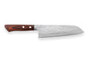 Couteau santoku japonais artisanal Masutani 16.5cm martelé