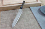 Couteau sujihiki japonais Kanetsugu Zuiun acier SPG2 damas 24cm