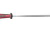 Fusil à aiguiser mèche ronde FISCHER 35cm grain fin manche rouge et gris