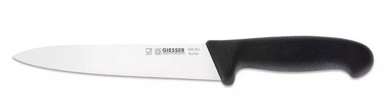 Couteau à saigner pro Giesser lame 18cm manche noir 3305