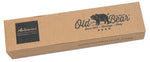 Couteau artisanal Old Bear Total Black virole noire manche bois d'ayous stratifié