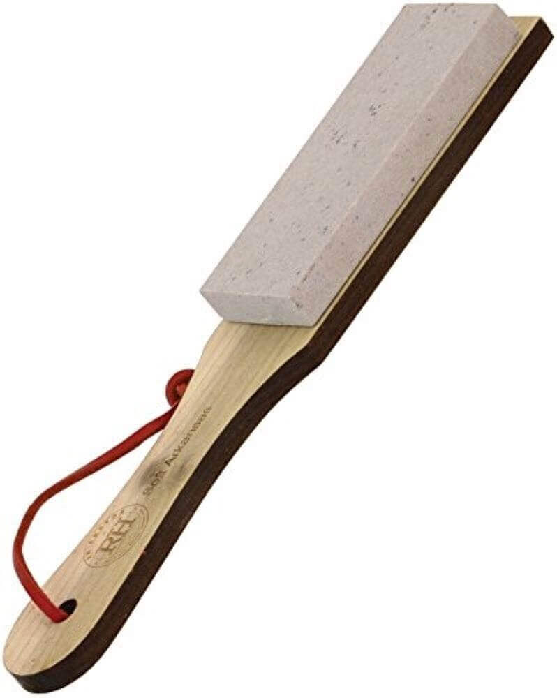 Pierre naturelle d'Arkansas RH PREYDA gros grains sur raquette