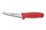 Couteau à désosser professionnel Fischer HACCP lame courbée 13cm manche rouge