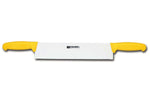 Couteau à fromage professionnel Fischer 2 manches lame 33cm - Jaune