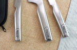 Mallette extra plate 5 couteaux de cuisine Sabatier Trompette Asean tout inox