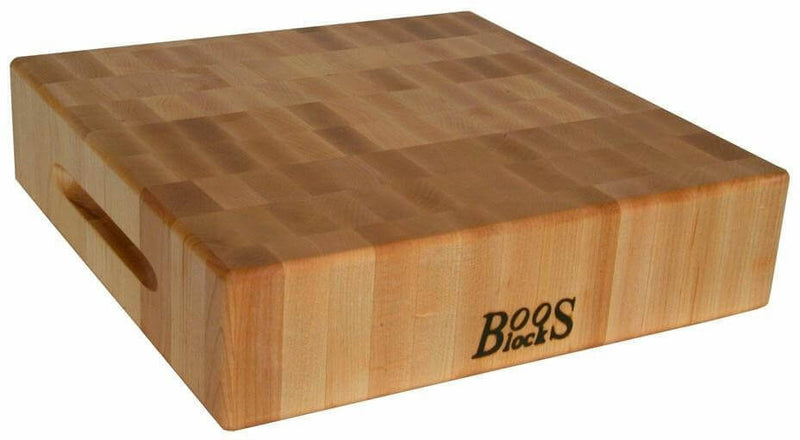 Planche à découper épaisse réversible Boos Blocks bois d'érable 31x31x7.5cm