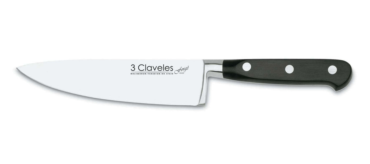 Couteau de chef 3 Claveles Forgé acier inox 15cm
