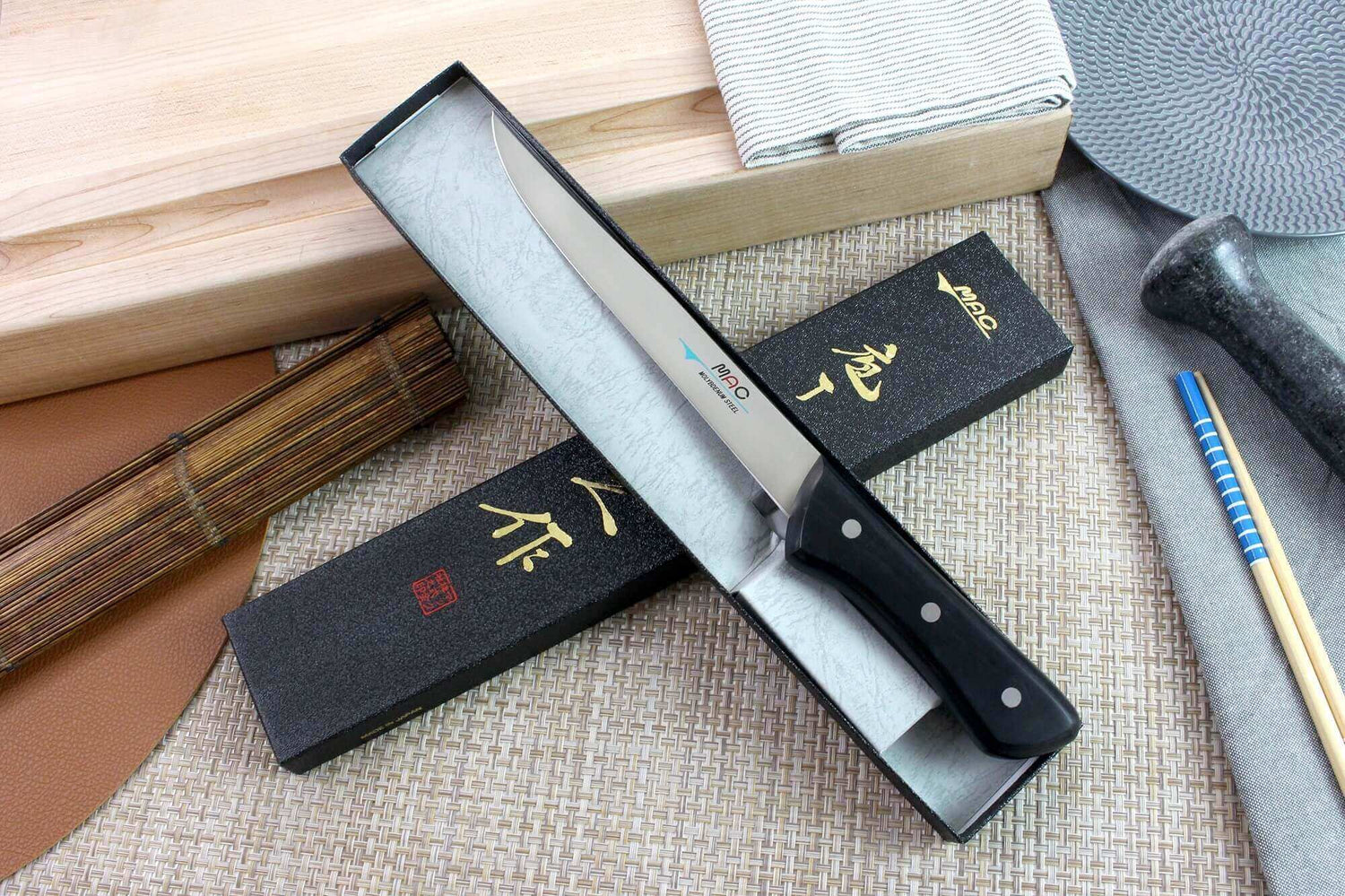 Couteau filet de sole japonais MAC Chef semi flexible 20cm