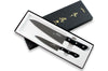 Coffret 2 couteaux japonais MAC Black Universel + Chef 21.5cm