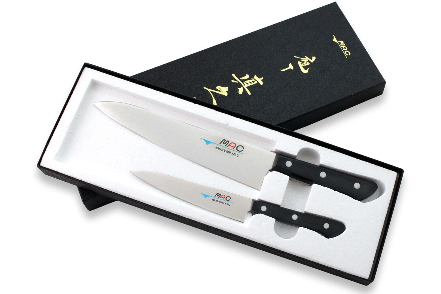 Coffret 2 couteaux japonais MAC Chef : Universel + Chef