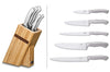 Bloc en bois de 5 couteaux Déglon Oryx design monobloc