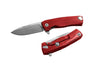Couteau pliant LionSteel ROK manche monobloc 11cm - Rouge